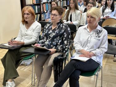 Komisja konkursowa - od lewej: K. Juźwińska, A. Szopa, A. Biedroń