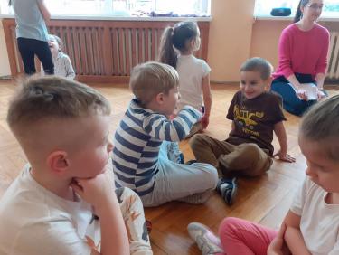 Warsztaty profilaktyczne w Miejskim Przedszkolu nr 8 Montessori w Jarosławiu.