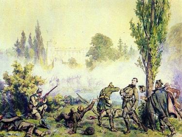 Bitwa pod Miłosławem 1848 - Kossak Juliusz. Domena publiczna. Źródło: wikipedia.org 