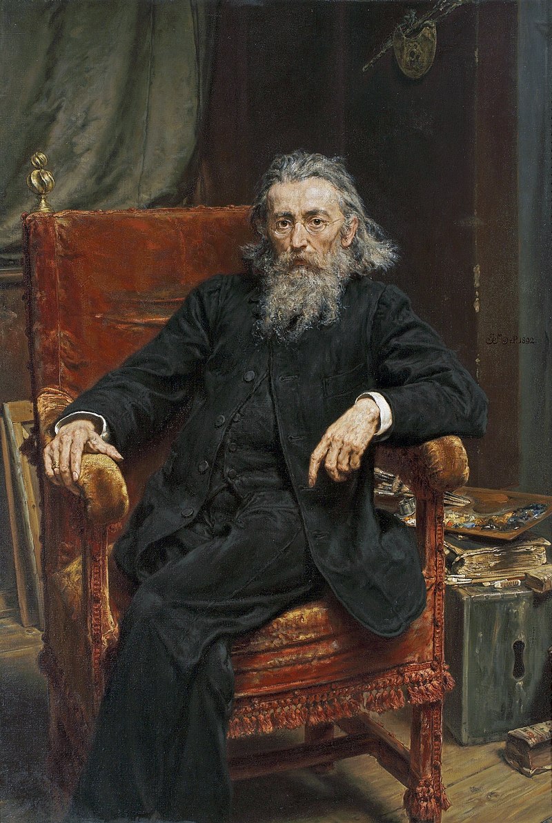 Jan Matejko - Autoportret (1892). Domena publiczna. Źródło: https://commons.wikimedia.org